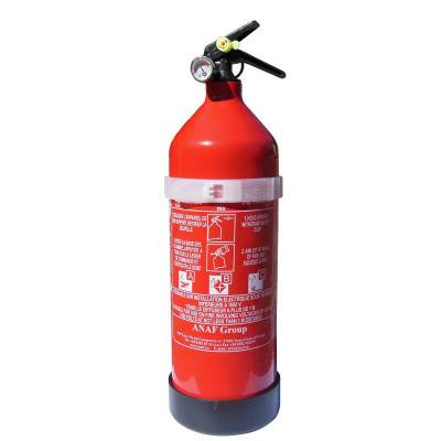 Vente d'EXTINCTEUR 2 KG POUDRE ANAF PRESSION PERMANENTE