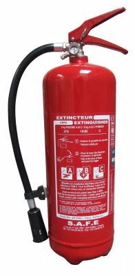 Vente d'EXTINCTEUR 6 KG POUDRE ABC PRESSION PERMANENTE