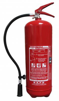 Vente d'EXTINCTEUR 9 KG POUDRE ABC PRESSION PERMANENTE