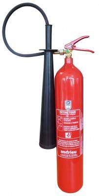 Vente d'EXTINCTEUR 5 KG CO2 EN ACIER LEGER